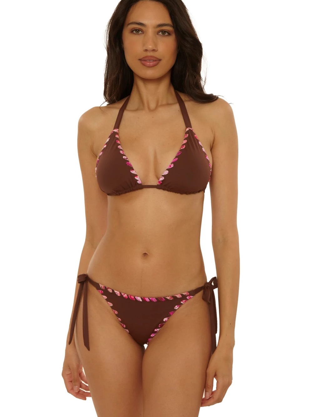 Becca by Rebecca Virtue Cheryl Bikini Top, Demi Hipster Bikini Bottom NWT